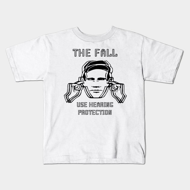 the fall use hearing protection Kids T-Shirt by the haunted bathroom